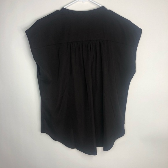 Banana Republic brown sleeveless dolman v neck blouse S - Picture 7 of 11